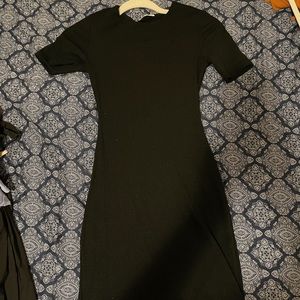 Reformation black bodycon dress